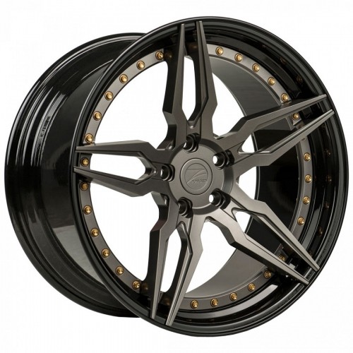 ZP.FORGED 21 Deep Concave | Matte Gunmetal / Gloss Black Lip ZP.FORGED 21 Deep Concave | Matte Gunmetal / Gloss Black Lip